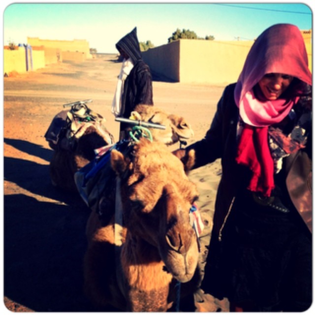Camel Ride in the Sahara