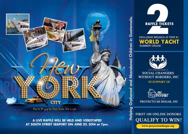 RAFFLE- World Yacht Cruise Tickets