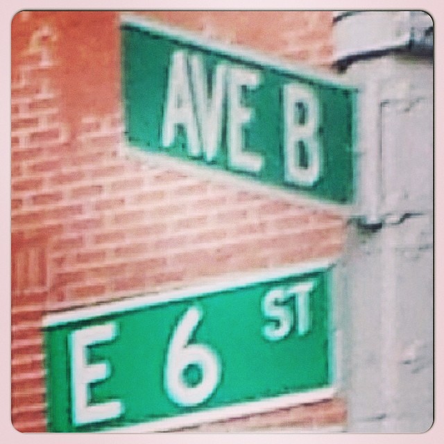 Ave B, East 6th Street